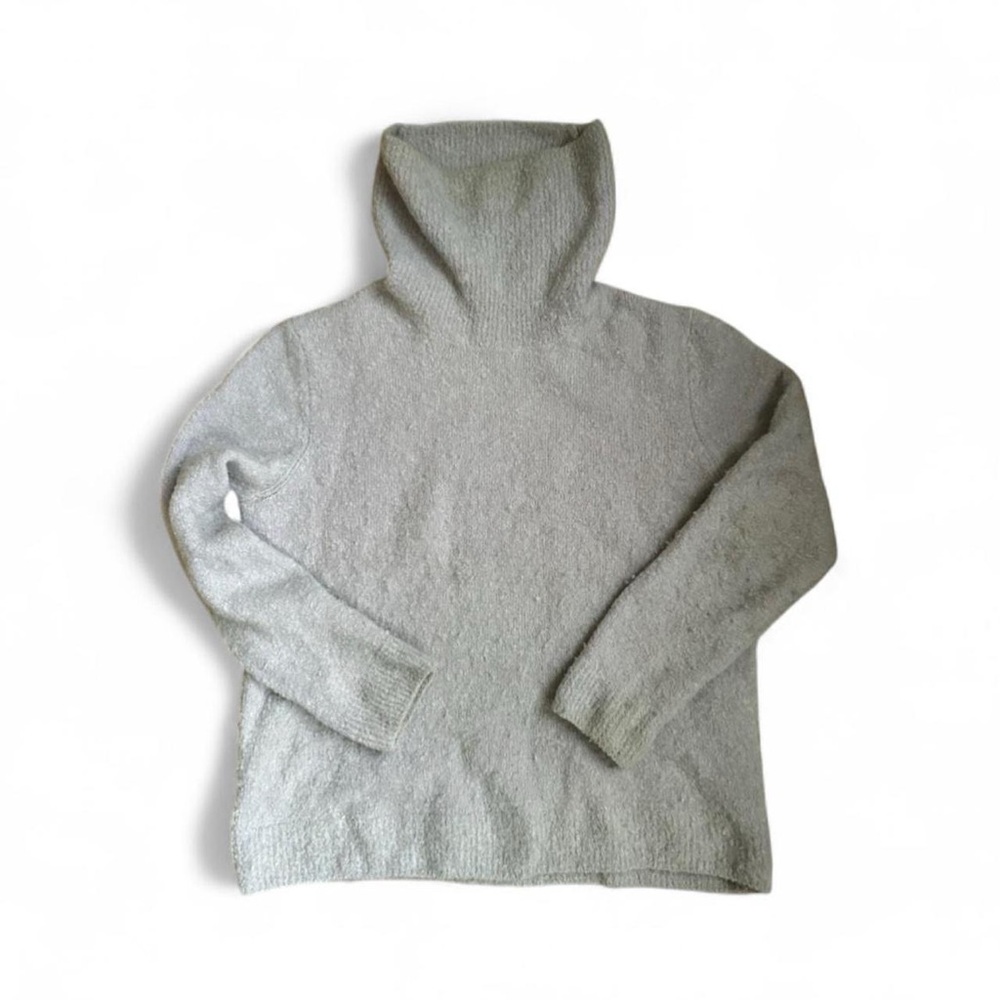 COS Lavender/Grey oversized mohair/wool sweater with a turtle neck, size large